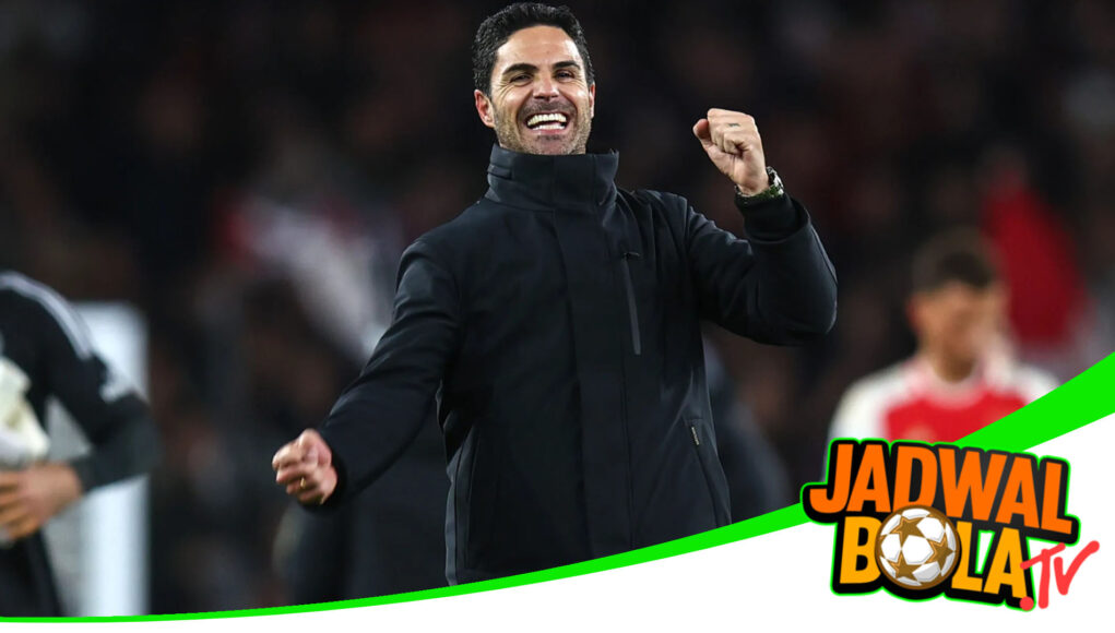 Selebrasi Mikel Arteta yang Mengguncang Emirates Stadium Selebrasi Mikel Arteta yang Mengguncang Emirates Stadium