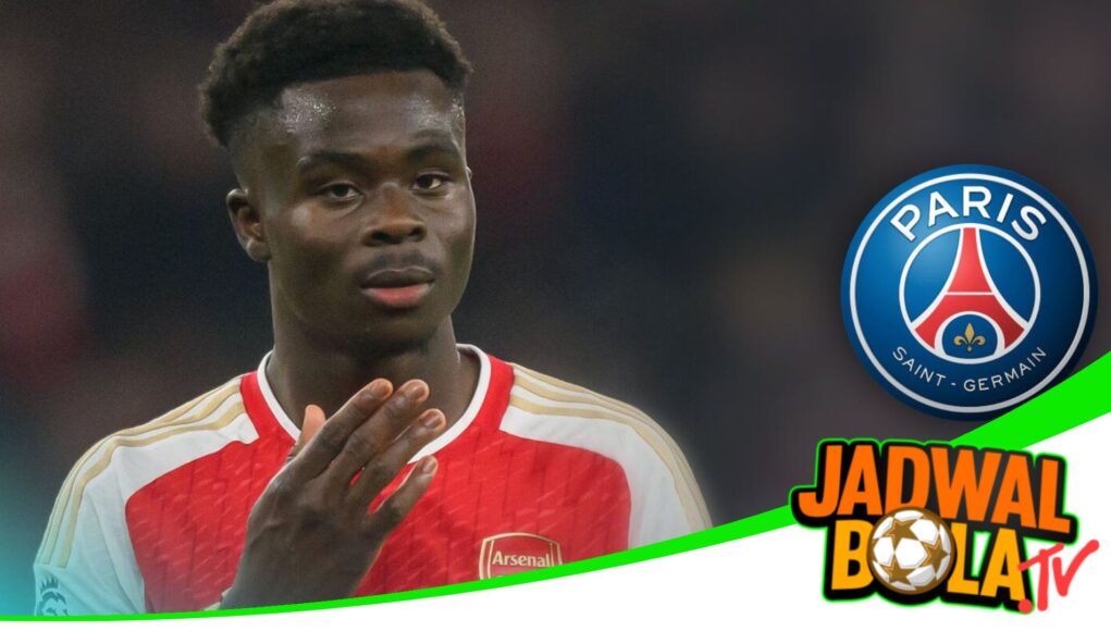 Paris Saint-Germain Berambisi Besar Merekrut Bukayo Saka Paris Saint-Germain Berambisi Besar Merekrut Bukayo Saka